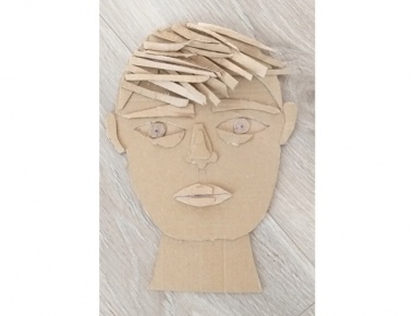 Grgur Gregurić, autoportret, karton